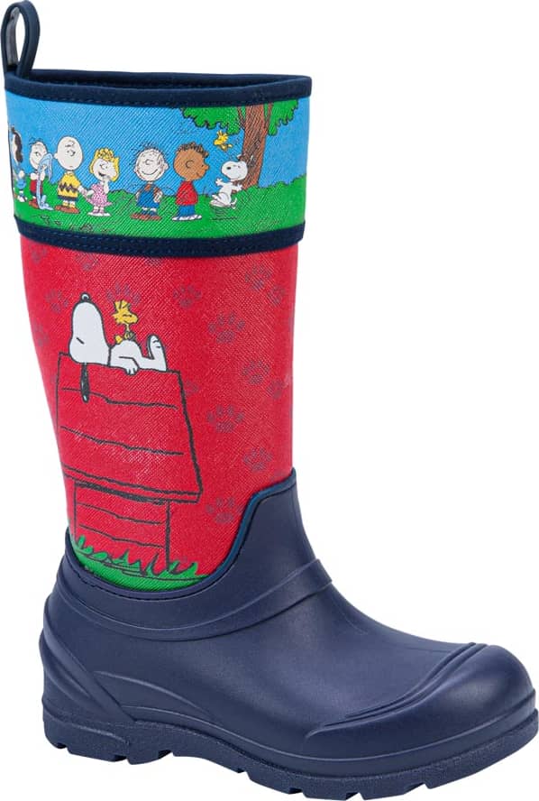 Snoopy 17MX Boys' Navy Blue Mid-calf boots