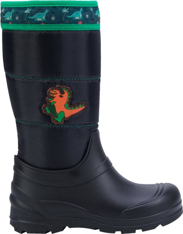 Green Box 1219 Boys' Black Mid-calf boots