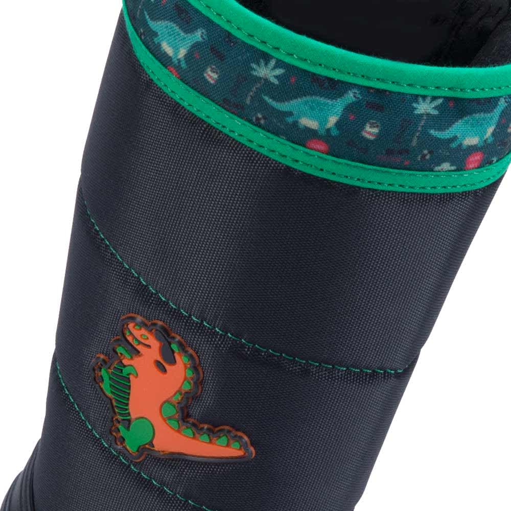 Green Box 1219 Boys' Black Mid-calf boots