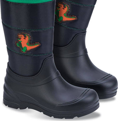 Green Box 1219 Boys' Black Mid-calf boots