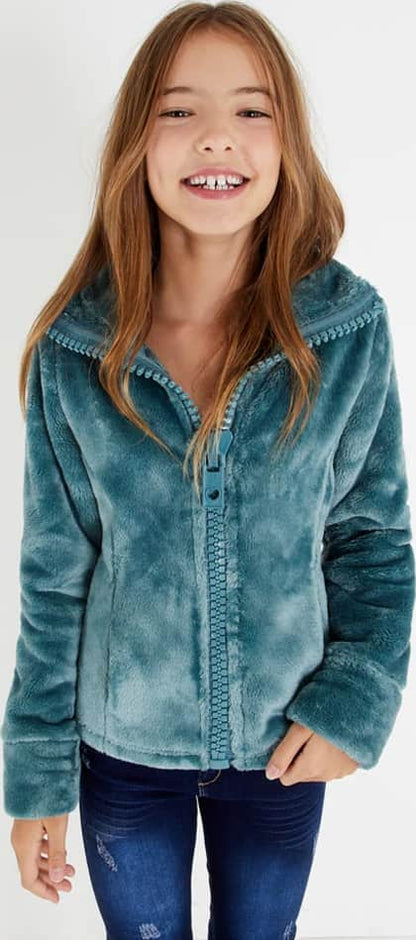 Holly Land Kids G21G Girls' Blue coat / jacket