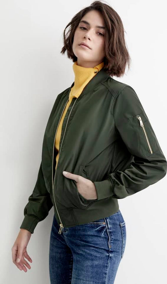 Holly Land KC36 Women Olive Green coat / jacket
