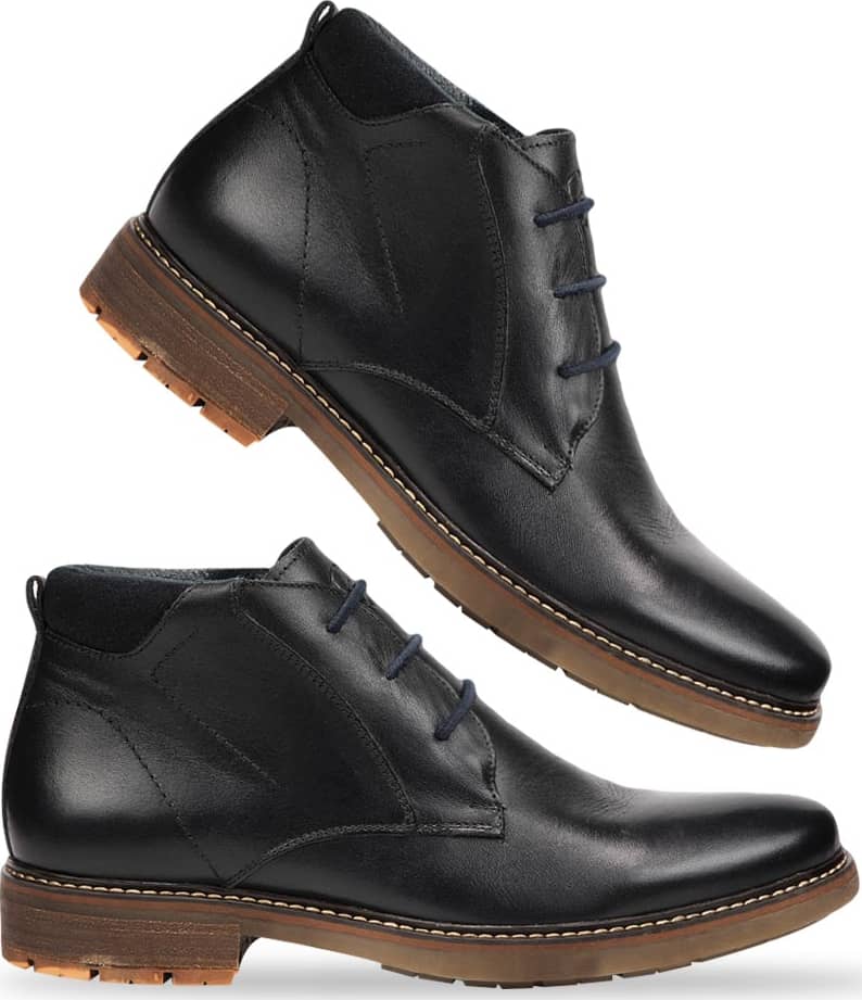 Schatz Sport 7410 Men Black Boots Leather - Beef Leather