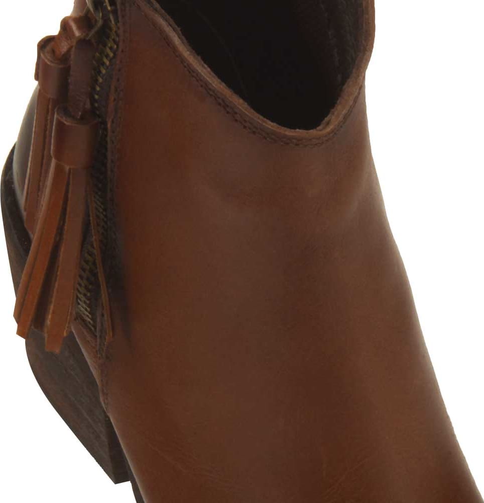 Tierra Bendita 2696 Women Brown Cowboy Booties Leather - Beef Leather