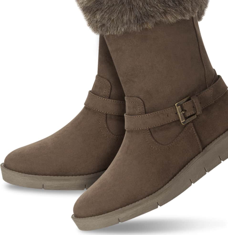 Pink By Price Shoes 7138 Women Taupe Ugg Boots