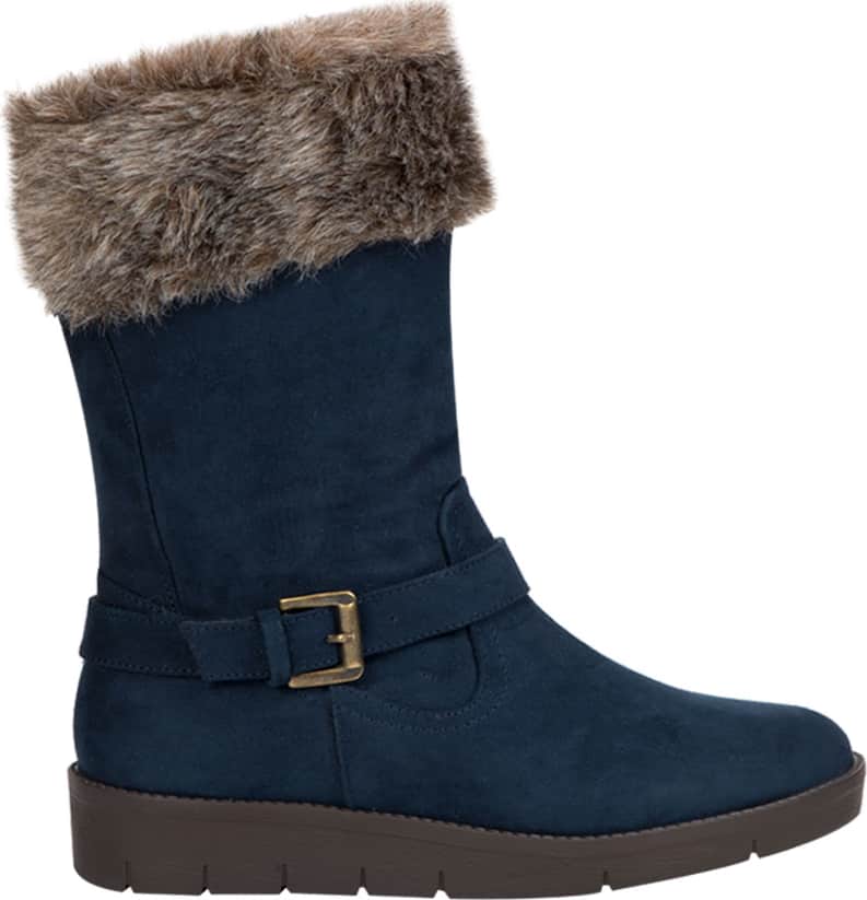 Pink By Price Shoes 7138 Women Navy Blue Ugg Boots