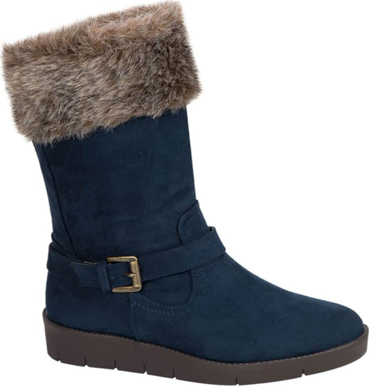 Pink By Price Shoes 7138 Women Navy Blue Ugg Boots