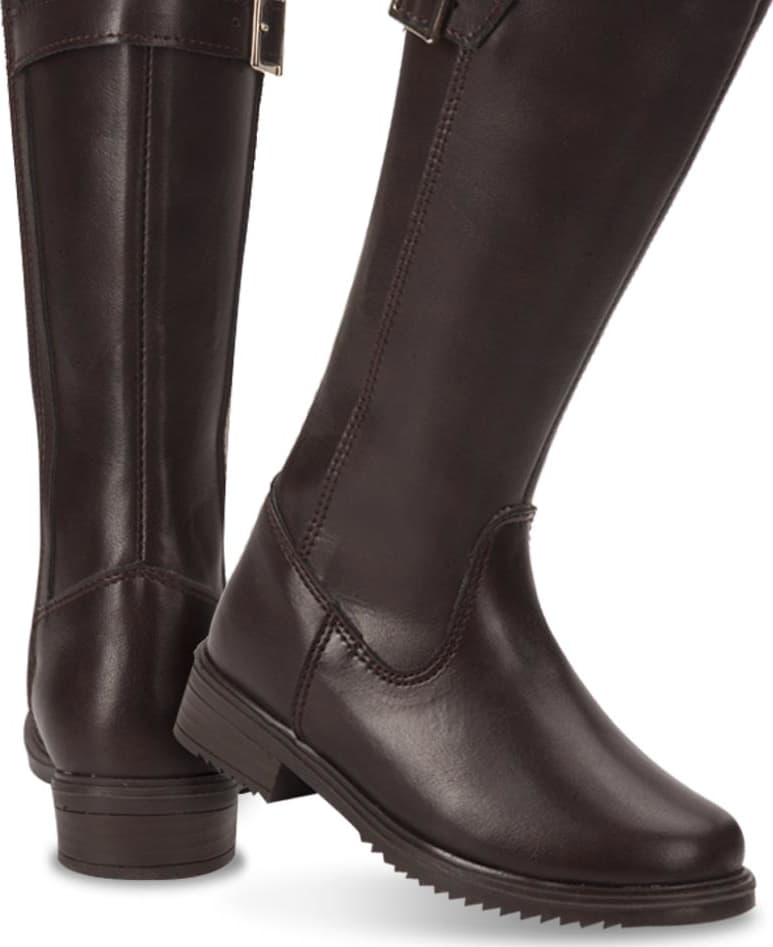 Vivis Shoes Kids 3908 Girls' Brown knee-high boots