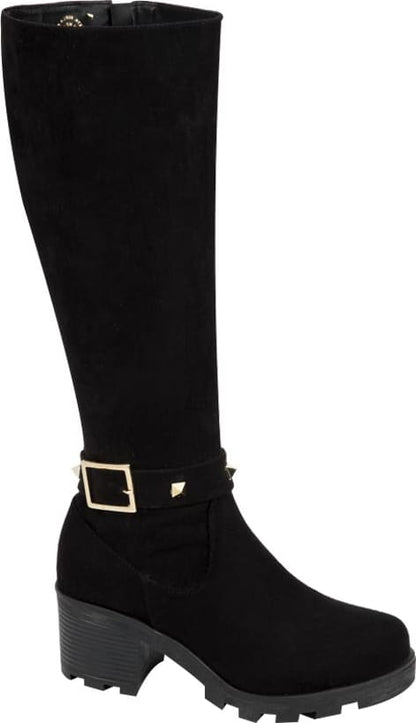 Vivis Shoes Kids 3904 Girls' Black knee-high boots