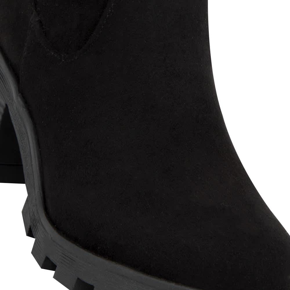 Vivis Shoes Kids 3904 Girls' Black knee-high boots