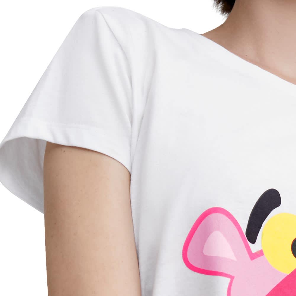 Pink Panther M061 Women White t-shirt