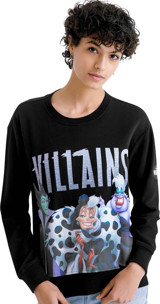 Villains NY01 Women Black sweatshirt