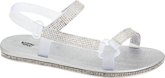 Banana Price M212 Women Silver Sandals