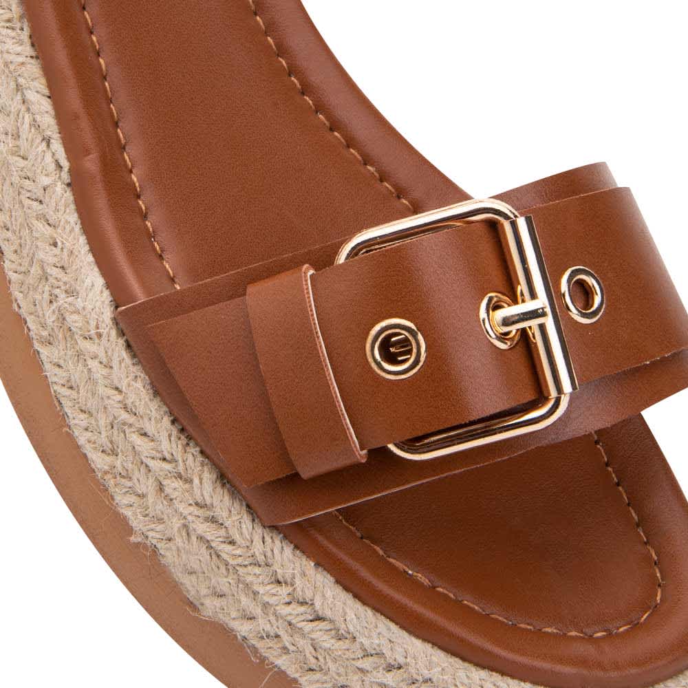 Vi Line Fashion 8126 Women Cognac Sandals