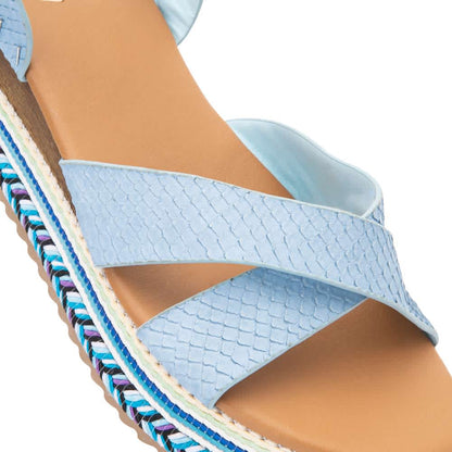 Vi Line 3240 Women Blue Sandals