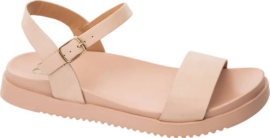 Pink By Price Shoes 3662 Women Nude Sandals