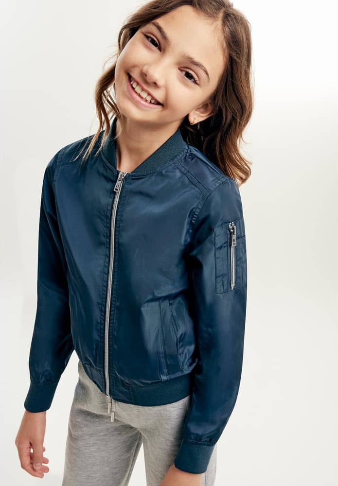 Holly Land Kids KN36 Girls' Navy Blue coat / jacket