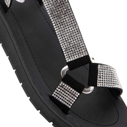 Pink By Price Shoes BILI Women Black Sandals