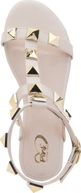 Pink By Price Shoes 2040 Women Beige Sandals