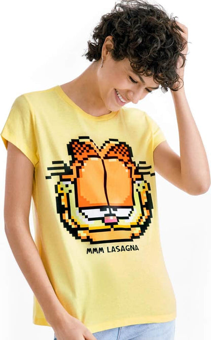 Garfield PE06 Women Yellow t-shirt