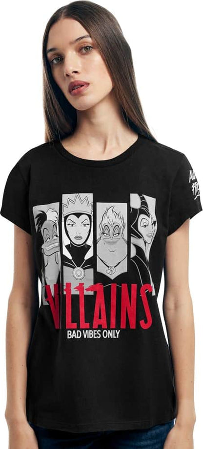 Villains PE12 Women Black t-shirt