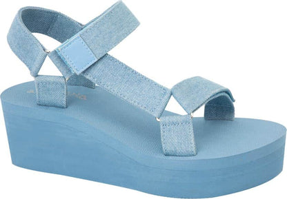 Slickers 5050 Women Blue Sandals