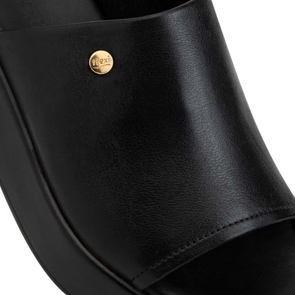 Flexi 5301 Women Black Swedish shoes Leather - Beef Leather