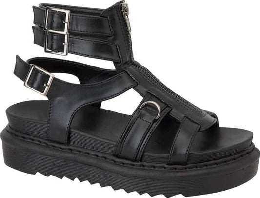 Belinda Peregrin 3537 Women Black Sandals