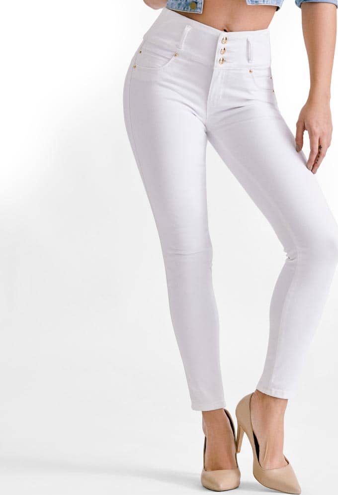 Praga Jeans PR12 Women White jeans casual