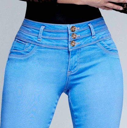 Fergino 2202 Women Blue jeans casual