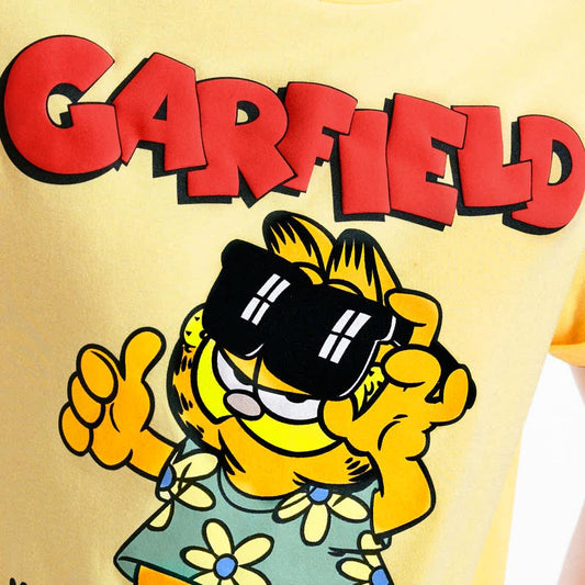 Garfield CV03 Women Yellow t-shirt