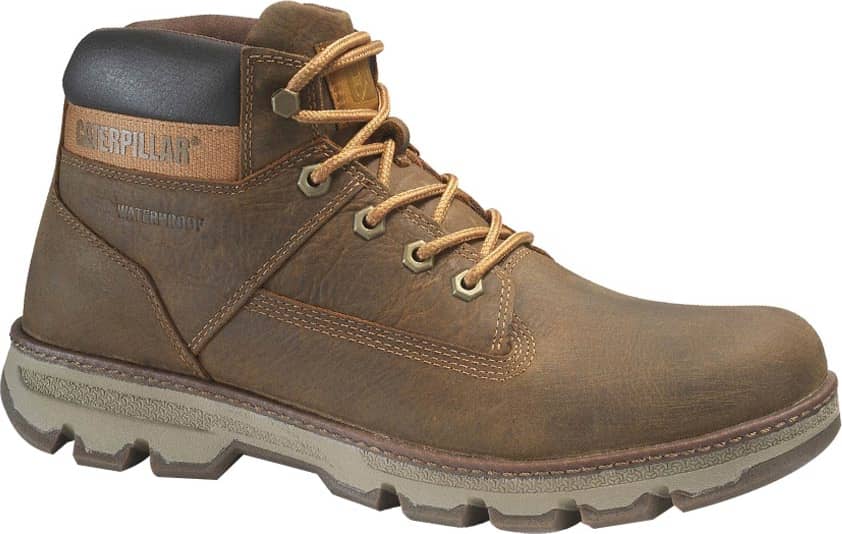 Caterpillar 3264 Men Brown Boots Leather