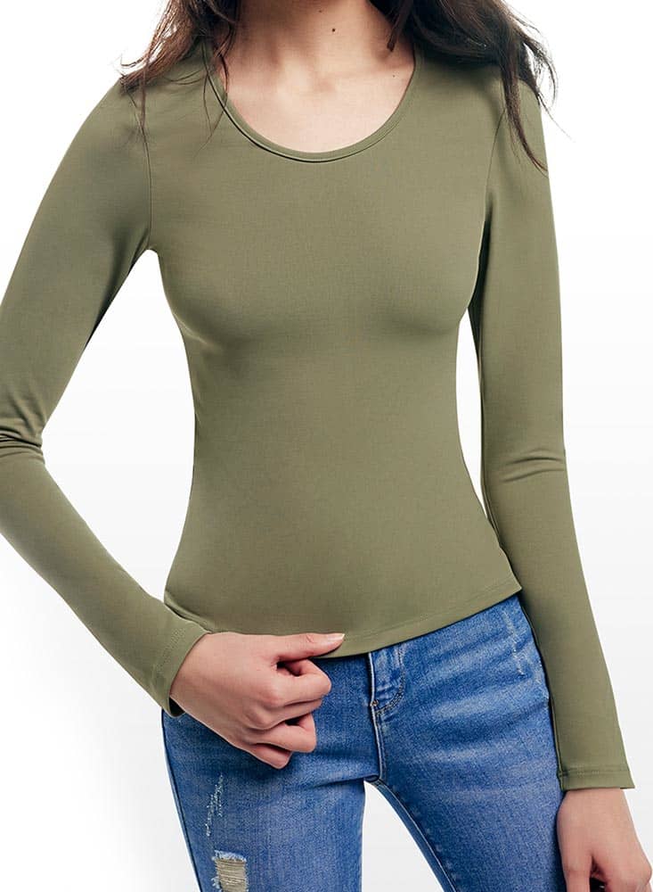 Holly Land POLA Women Olive Green Blouse