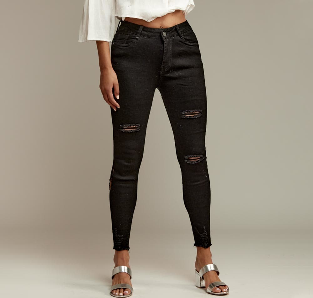 Atmosphere Dnm 0345 Women Black jeans casual