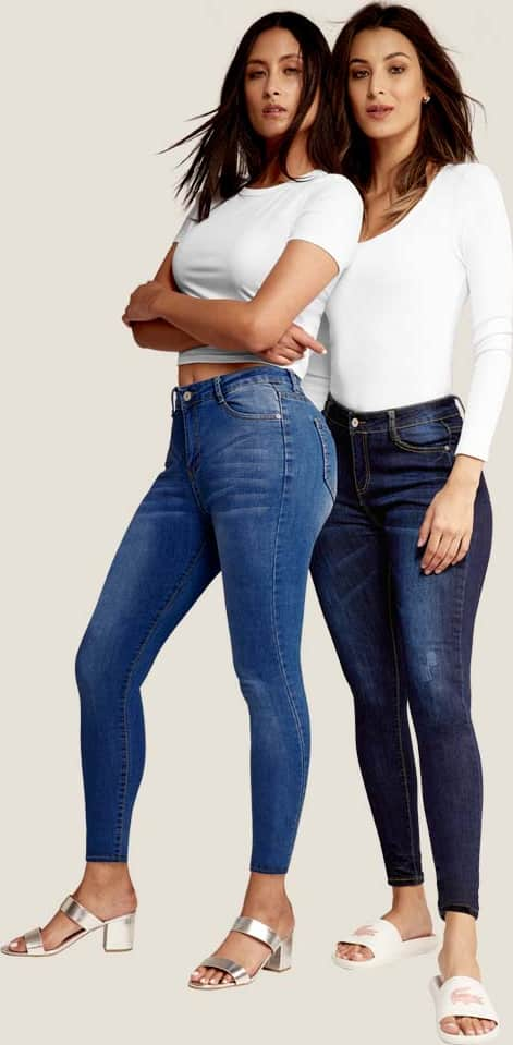 Atmosphere Dnm 0345 Women Indigo Blue jeans casual