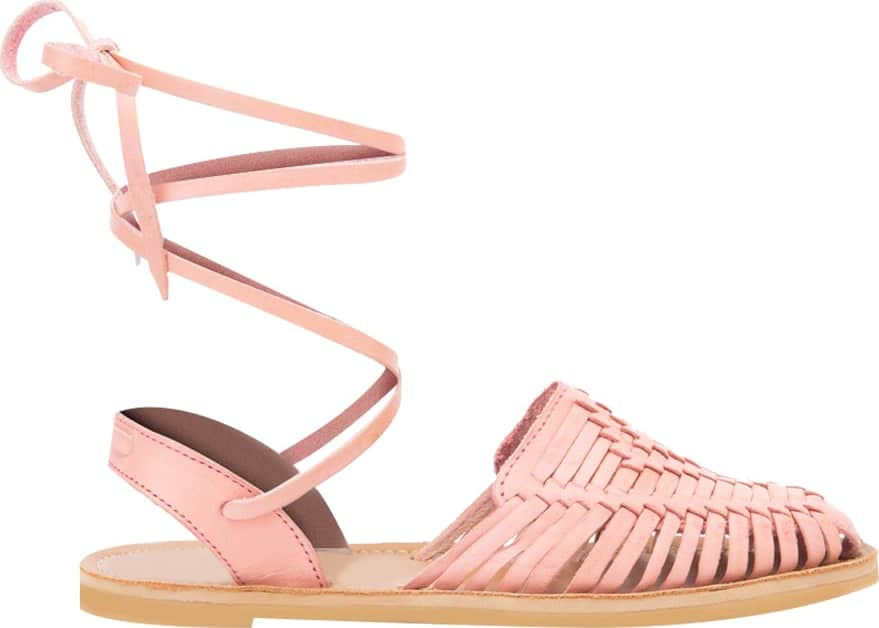 Vi Line 2557 Women Pale Pink Sandals Leather - Beef Leather