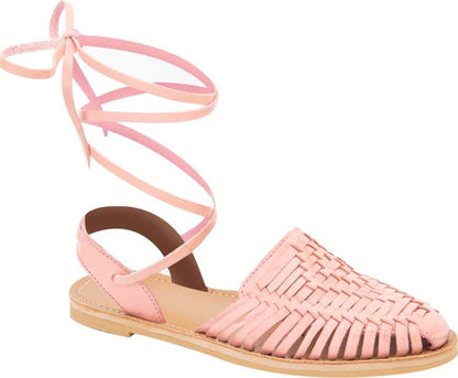 Vi Line 2557 Women Pale Pink Sandals Leather - Beef Leather