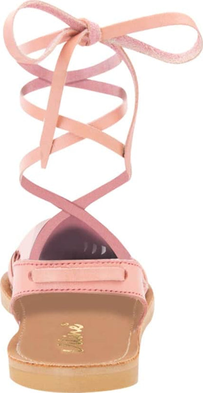 Vi Line 2557 Women Pale Pink Sandals Leather - Beef Leather