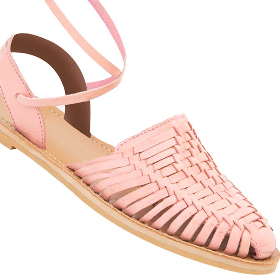 Vi Line 2557 Women Pale Pink Sandals Leather - Beef Leather