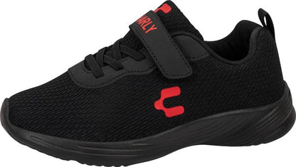 Charly 9281 Boys' Black Running Sneakers