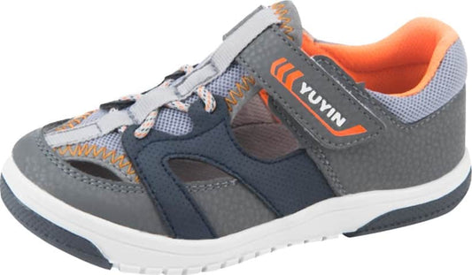 Yu Yin 2090 Boys' Gray Sandals