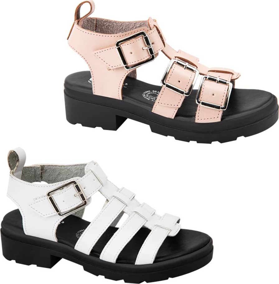 Vivis Shoes Kids 884 Girls' Multicolor 2 pairs kit Sandals
