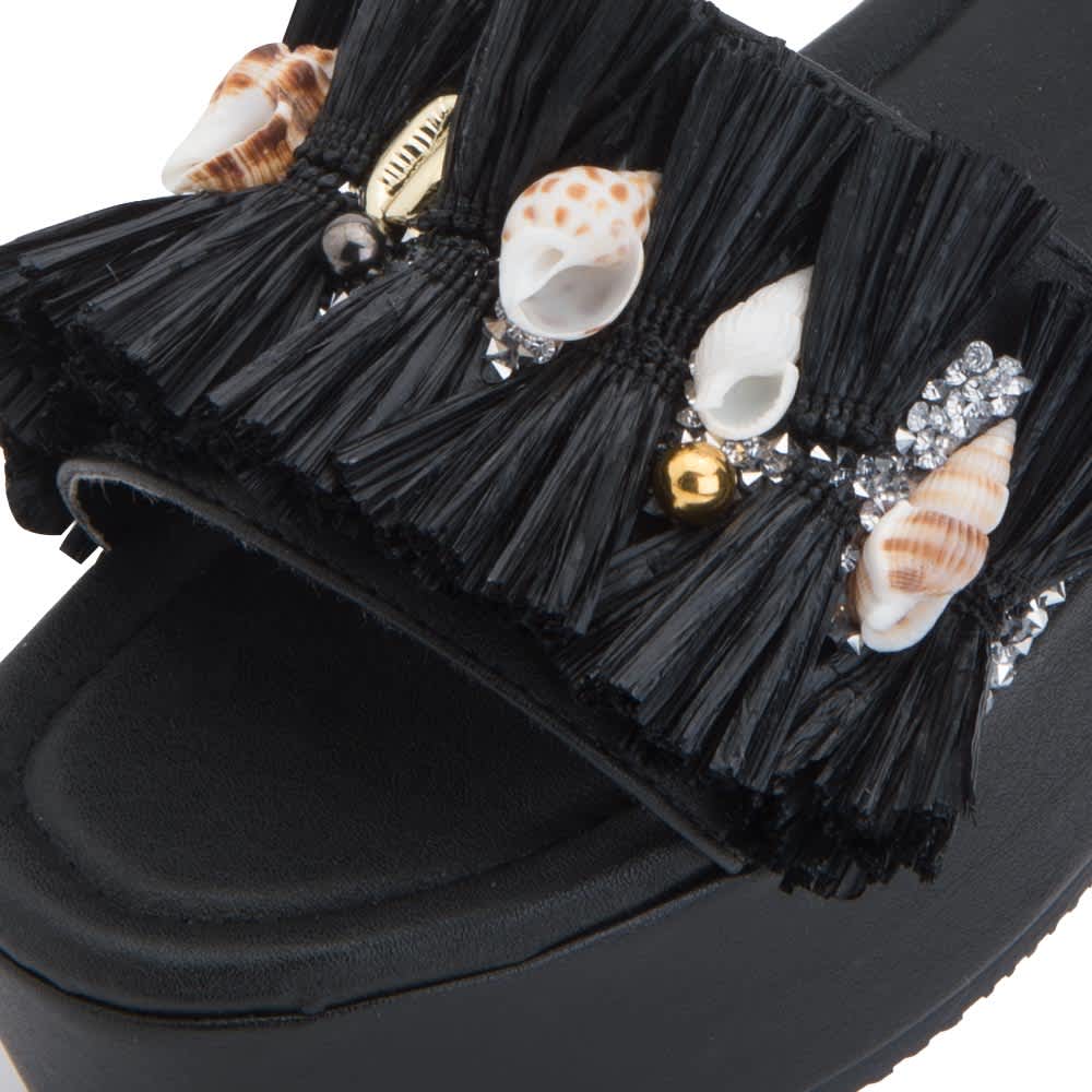 Vi Line 404 Women Black Sandals