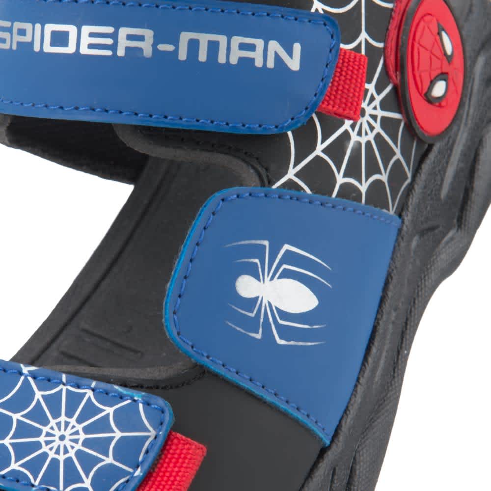 Spiderman 0710 Boys' Black Sandals