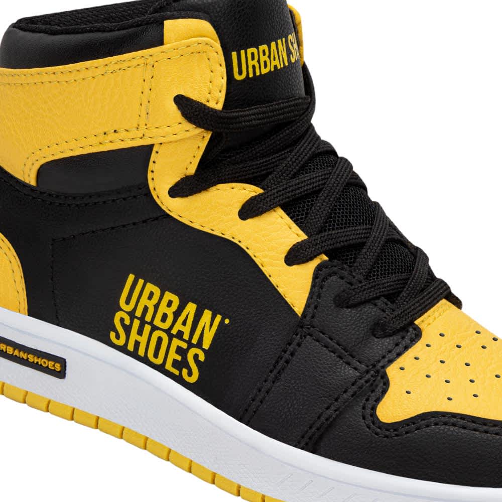 Urban Shoes Z866 Boys' Black urban Sneakers