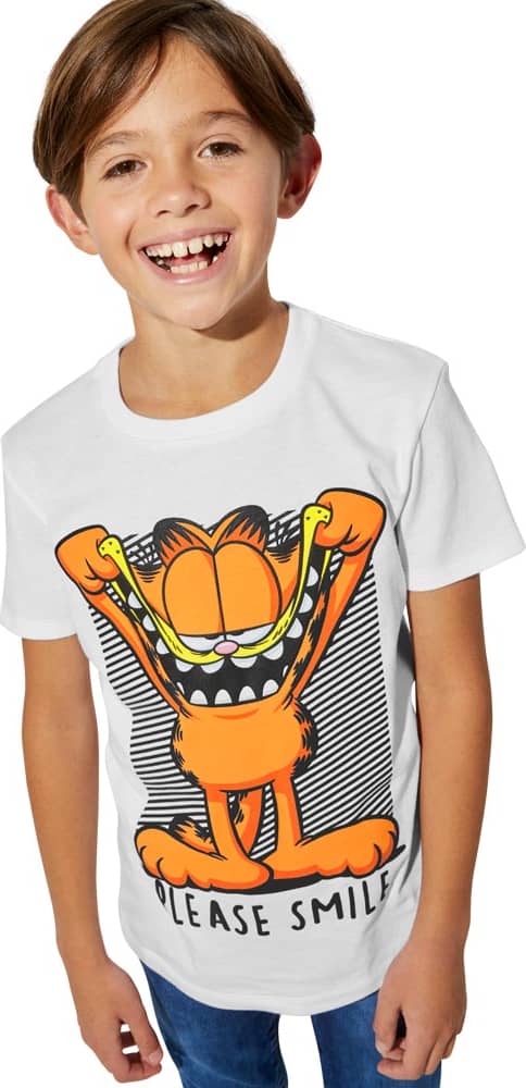 Garfield 2075 Boys' White t-shirt