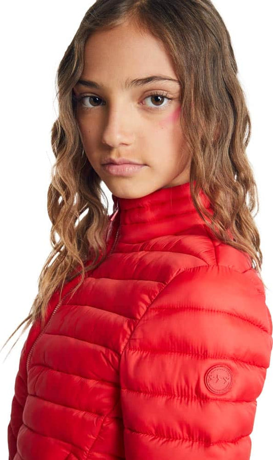 Holly Land Kids 022N Girls' Red coat / jacket