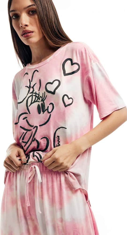 Minnie Mouse 1030 Women Pink pajamas