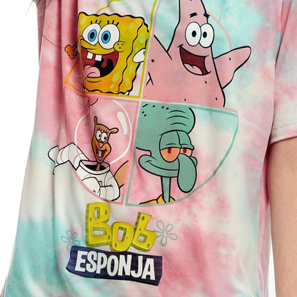 Bob Esponja 1030 Women Pink pajamas