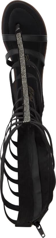 Pink By Price Shoes 3311 Women Black Sandals